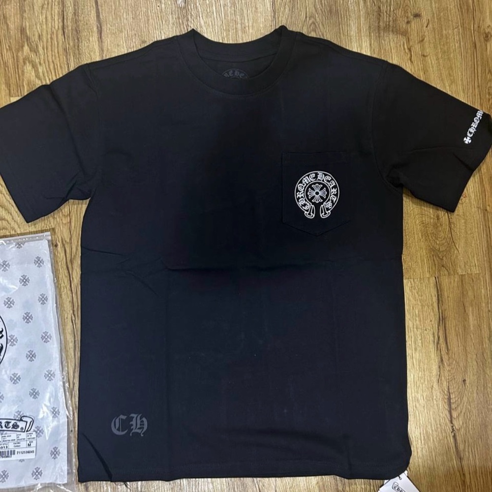 Chrome Hearts Horse Shoe Logo Pocket T-Shirt